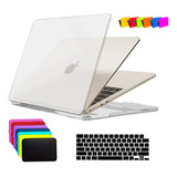 Kit Capa Case Para Macbook Pro 16 A2991 M3 + Bag + Película