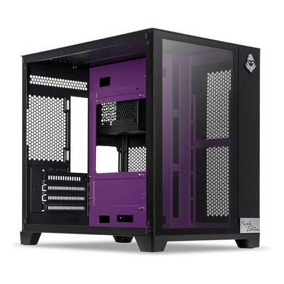 Gabinete Gamer Mancer Cv300 Purple Ed Mid-tower Lat De Vidro