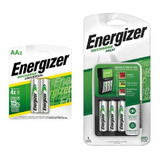 Cargador De Pilas Maxi Energizer + 2 Pilas Aa