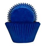 Capacillos N° 5 Para  Cupcakes O Trufas Azul 100 Pz