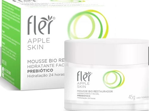 Mousse Bio Restaurador Apple Skin 45g Fler Alta Hidratação