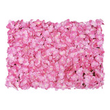 5 Muro Flores Artificiales Panel Decoración Pared 60x40 Cms