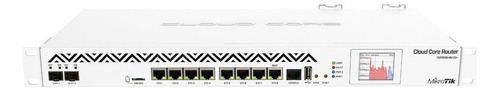 Mikrotik Ccr1036-8g-2s+, Cloud Core Router, Cpu 36 Cores, 4gb Ram, 8x Gigabit Ethernet, 2x Sfp/sfp+ 10g, Lcd, Routeros L6, Fonte Ac 100-240v