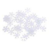 50pcs De Nieve Forma De Navidad Parches Acolchados Fieltro