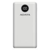 Power Bank 20000mah Carga Rápida Qc/pd Adata P20000qcd Blanc