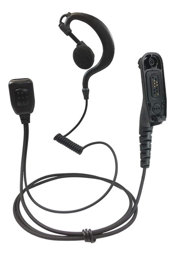 Auricular En Forma De G Con Micrófono Ptt Para Radios Motoro