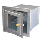 Forno Para Fogão A Lenha Embutir Frente De Vidro G 50x35x30