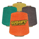4 Cones Barbante 8 Fios Barbanfio - 1kg / 780m