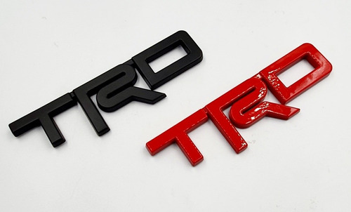 Emblema Trd Negro Para Toyota 4runner Fj Tacoma Tundra  Foto 2