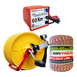 Kit Boyero Vaquero 60 220v Con Carretel Y 500 Metros Hilo Sm