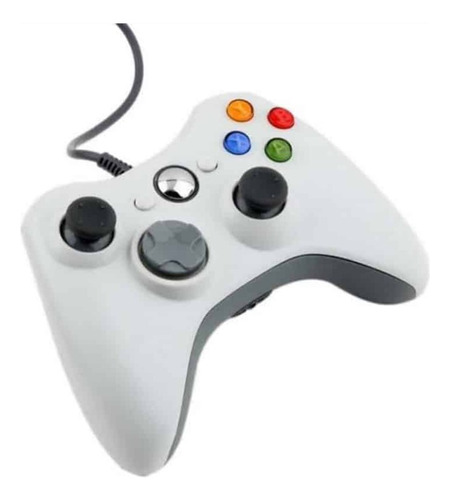 Control Para Xbox Xpad 360 Tecnolab Tl454 Color Blanco