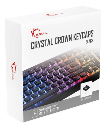 Teclas Keycaps Crystal Crown Keycaps Para Teclado Mecanico