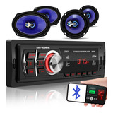 Player Automotivo Shutt Montana Mp3 1din Bt Par Falante 260w