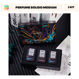 3 Perfume Sólido Masculino Meidián Atraente Pronta Entrega