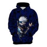 Moletom Kakashi Chunin Jovem Manga Casaco Anime Ref0193