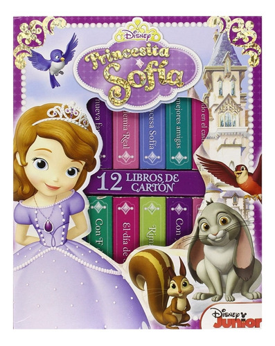 Biblioteca De 12 Libros Princesita Sofía Disney Junior