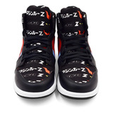 Tenis Negro Mazinger Z Anime Bota Hi Top