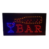 Letrero Led Bar Botella Display Anuncio Luminoso 