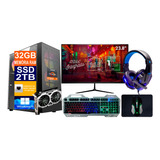 Pc Gamer Ryzen 7 5700x 2tb, 32gb, Gtx 1650 4gb + Monitor 24p