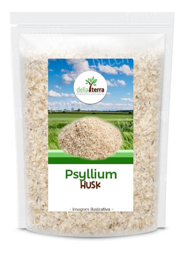 Psyllium Husk Premium Original Importado 500g Della Terra