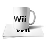 Nintendo Wii Logo Taza Polimero Tu Propio Estilo