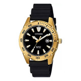 Citizen Quartz Watch Black Gold Bi1043-01e ........ Dcmstore