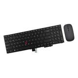 Para Thinkpad E555 Us English Keyboard + Mini Recarga Mouse
