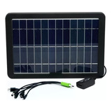 Panel Solar Cargador Celular Energía Solar 8w-6v Cl-680