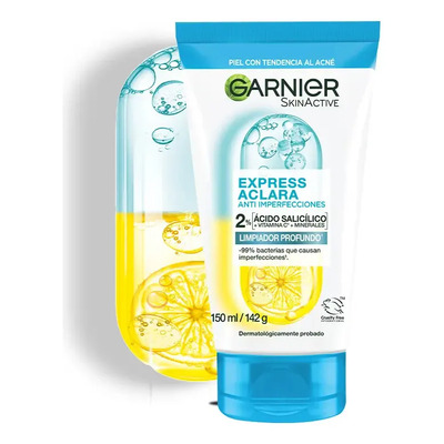 Limpiador Profundo Antiimperfecciones Express Aclara 150ml Garnier | MercadoLibre