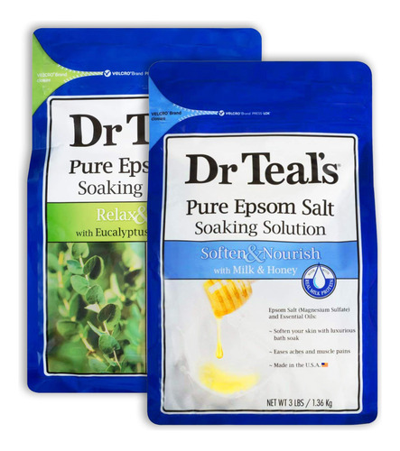 Dr Teal's Epsom - Set De   Variado  3 Pound (pack Of 2) Drtl