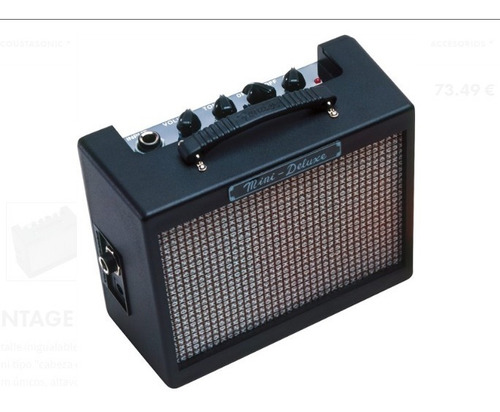 Amplificador 1 Canal Y 1w Fender Mini Md20 Mini Deluxe Amp