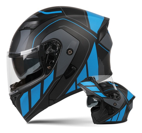 Casco Motociclista Sleek Helmets Abatible Certificados Dot