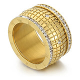 Anillos De Acero Inoxidable Para Mujeres Y Hombres, Joyas Co