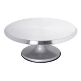 Plato Giratorio Base De Tortas Acero Inox Profesional 30cm