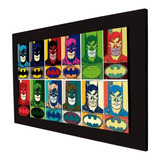Cuadro 60x40cms Decorativo Batman Popart+envío Gratis