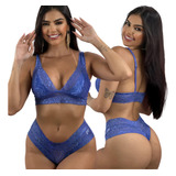 Lingerie Feminia Sexy Sem Bojo Rendada Luxo Frete Grátis