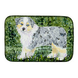 Tapete Seca Platos Australian Shepherd 14x21 