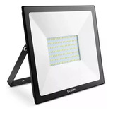 Projetor Led Elgin Refletor 100w 6500k Bivolt Cor Da Carcaça Preto Cor Da Luz Branca Fria 110v/220v