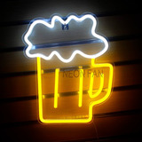 Cartel Neon Led Chopp Beer- Varios Rubros Comercio