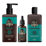 Dol Alcides Calico Jack Kit Shampoo Balm E Óleo Para Barba