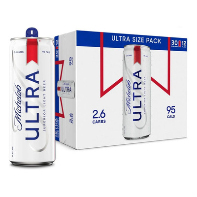 Michelob Ultra 30 Latas De 12 Oz 95 Calorias