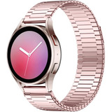 Malla De Metal Para Samsung Watch 6 Classic 43mm 47mm Rosa