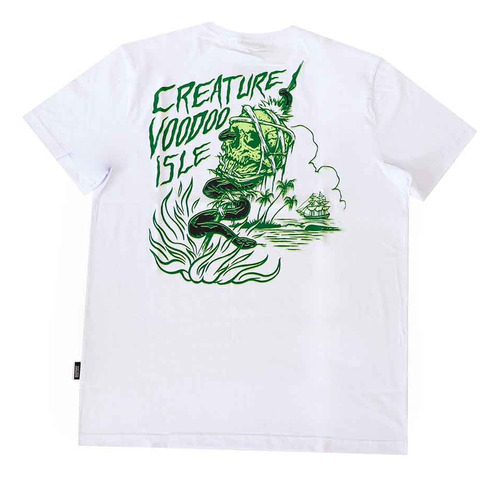 Camiseta Creature Voodoo Isle - Branco