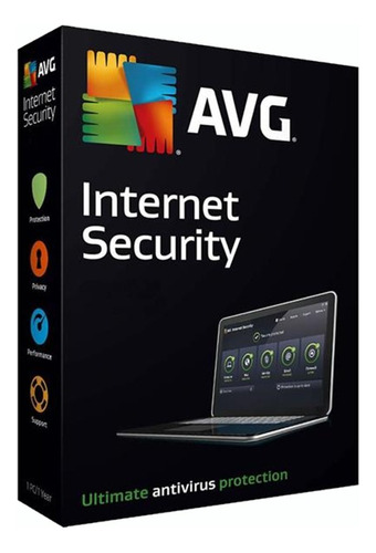 Antivírus Avg Internet Security - 1 Dispositivo / 1 Ano