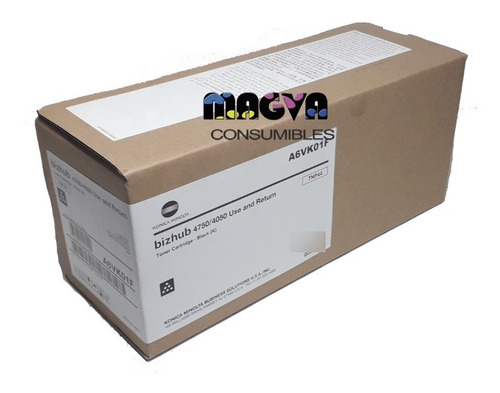 Toner Konica Minolta Bizhub 4750/4050 Negro A6vk01f Nuevo