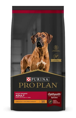 Alimento Pro Plan Optihealth Pro Plan Para Perro Adulto De Raza  Grande Sabor Pollo Y Arroz En Bolsa De 13kg