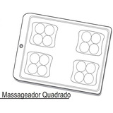 Kit 4 Formas Simples Sabonete Massageador Sqr Crystal Cd 898