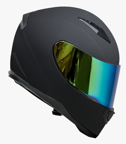 Casco Para Moto Kov Novak Negro Mate Mica Iridium Deportivo Tamaño Del Casco M (57-58 Cm)