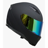 Casco Para Moto Kov Novak Negro Mate Mica Iridium Deportivo Tamaño Del Casco M (57-58 Cm)