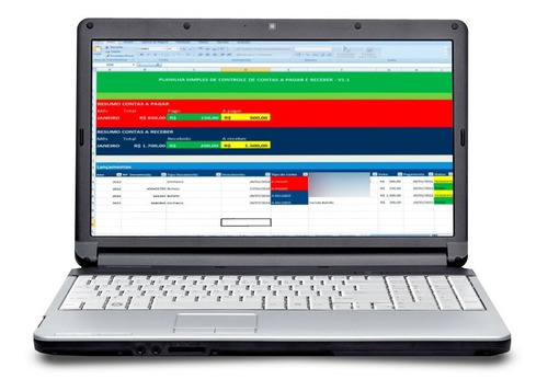 Planilha Ecxel De Gestão Financeira  Pessoal Avançada.